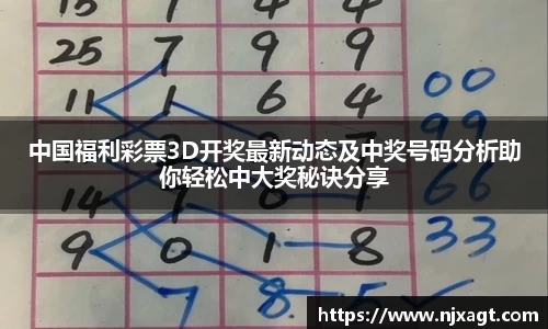 中国福利彩票3D开奖最新动态及中奖号码分析助你轻松中大奖秘诀分享